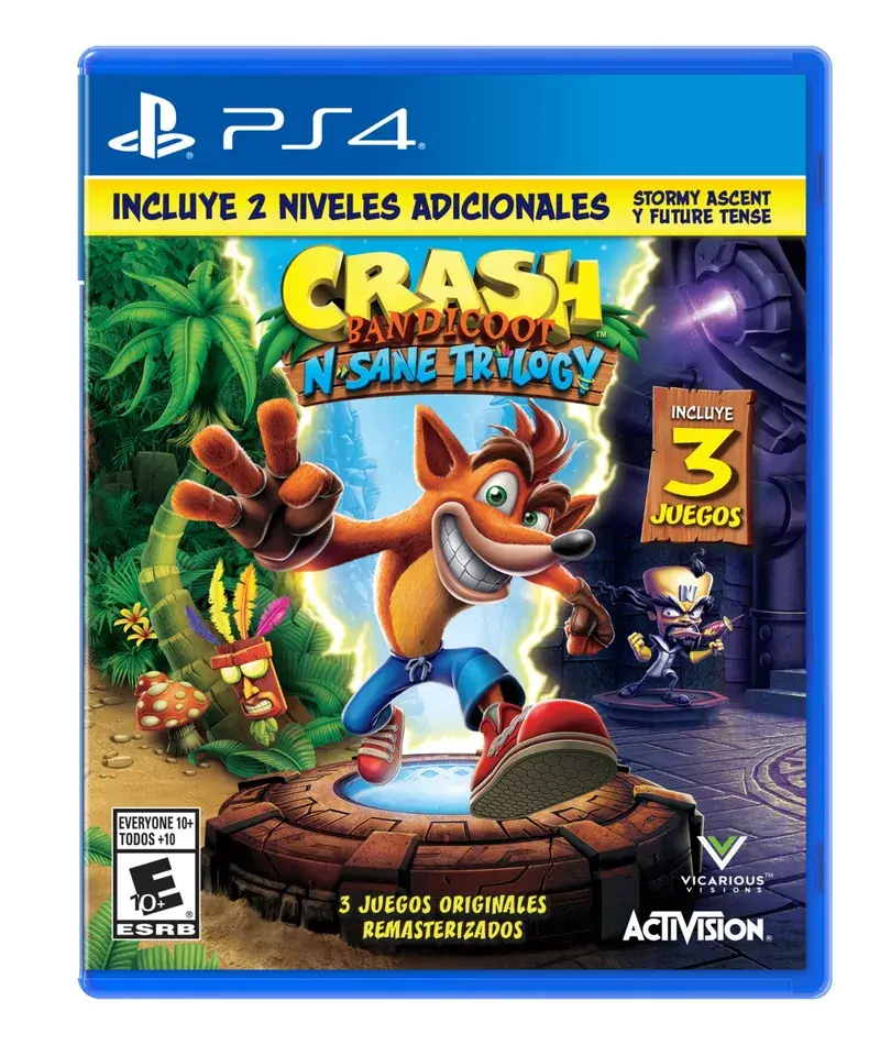 CRASH BANDICOOT N SANE TRILOGY GOTY 2 BONUS LEOthersLS PS4