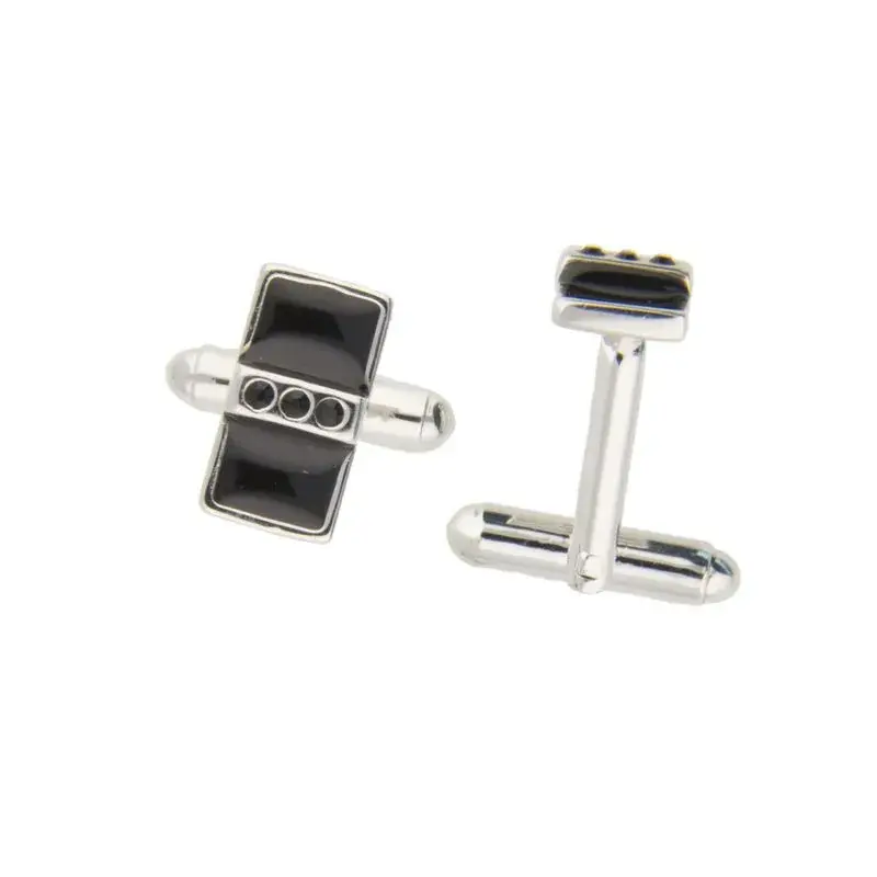BroKitchene Domino con CriSoundal Swarovski Rodio-Negro