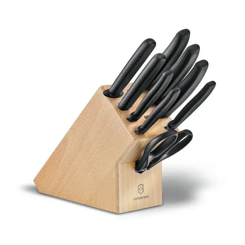 Bloque de cuKitchenillos Swiss Classic, 9 piezas, Negro