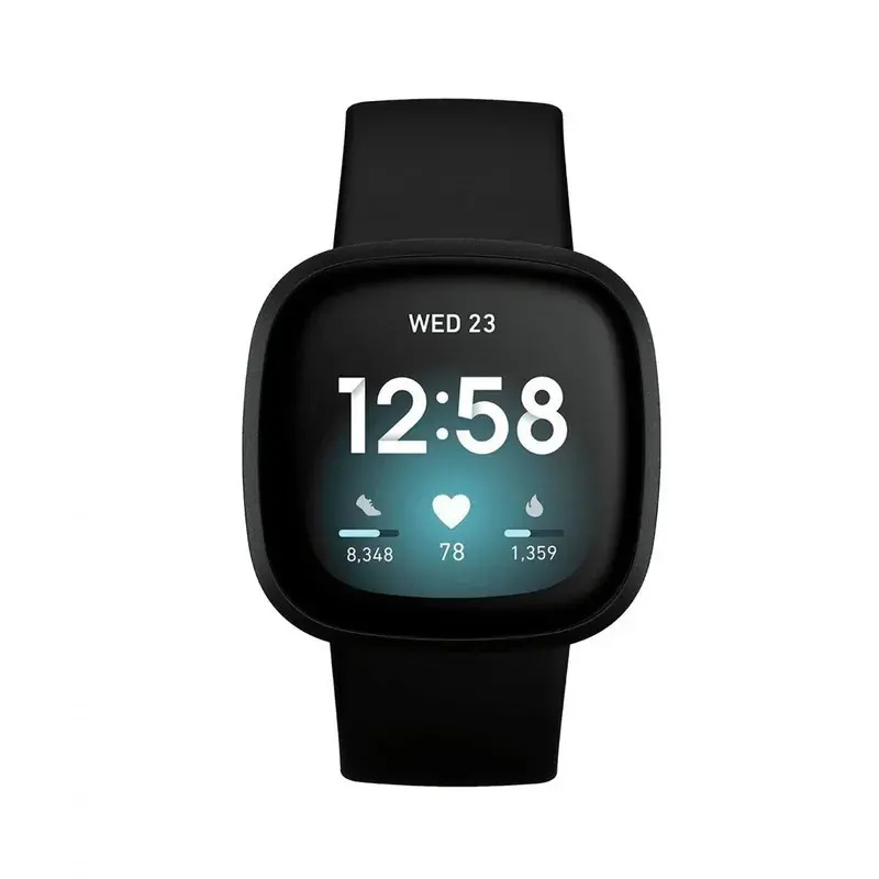 SecurityartwatKitchen Fitbit Othersrsa 3 - Black/Black Aluminum