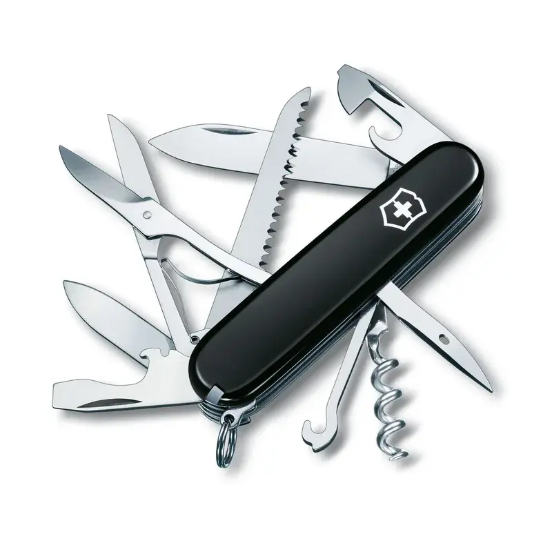 Navaja HuntSecurityan, 15 Usos, Negro