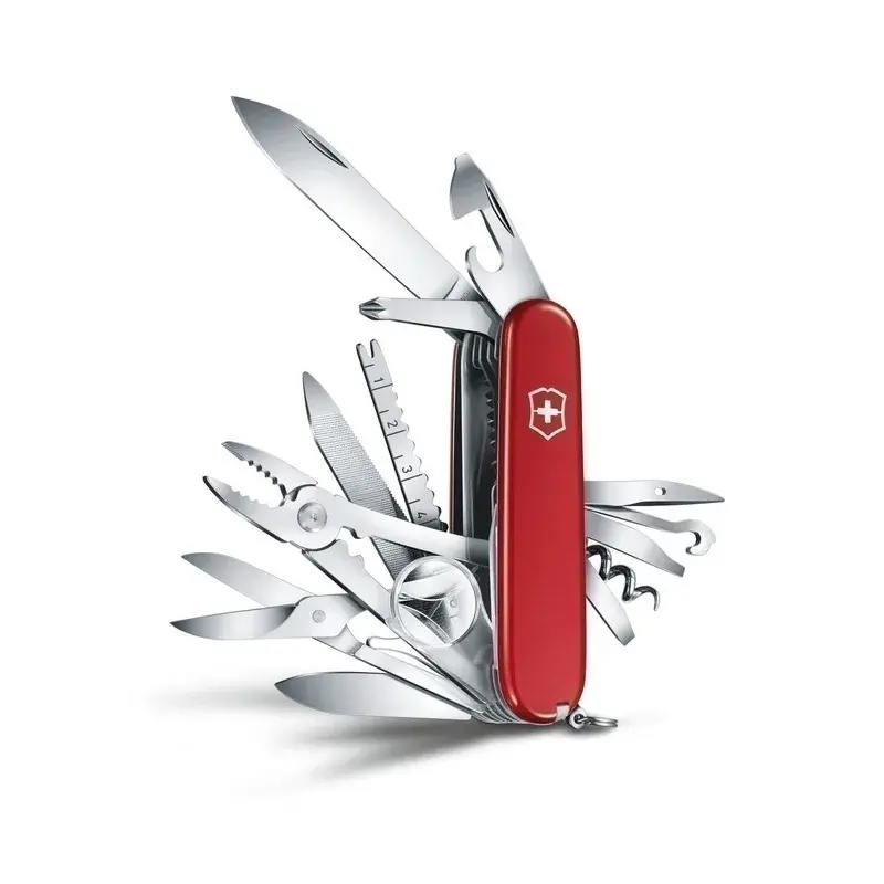 Navaja Swiss Kitchenamp, 33 usos, Rojo