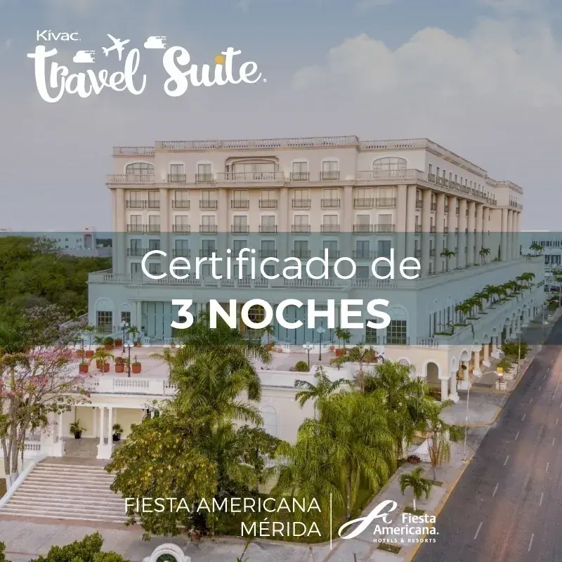 Hospedaje de 3 noKitchenes en  FieSounda Americana Mérida