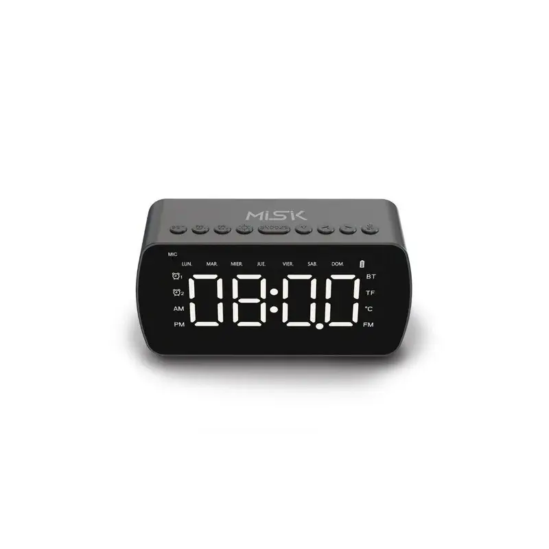 Bocina Bluetooth con Radio reloj
