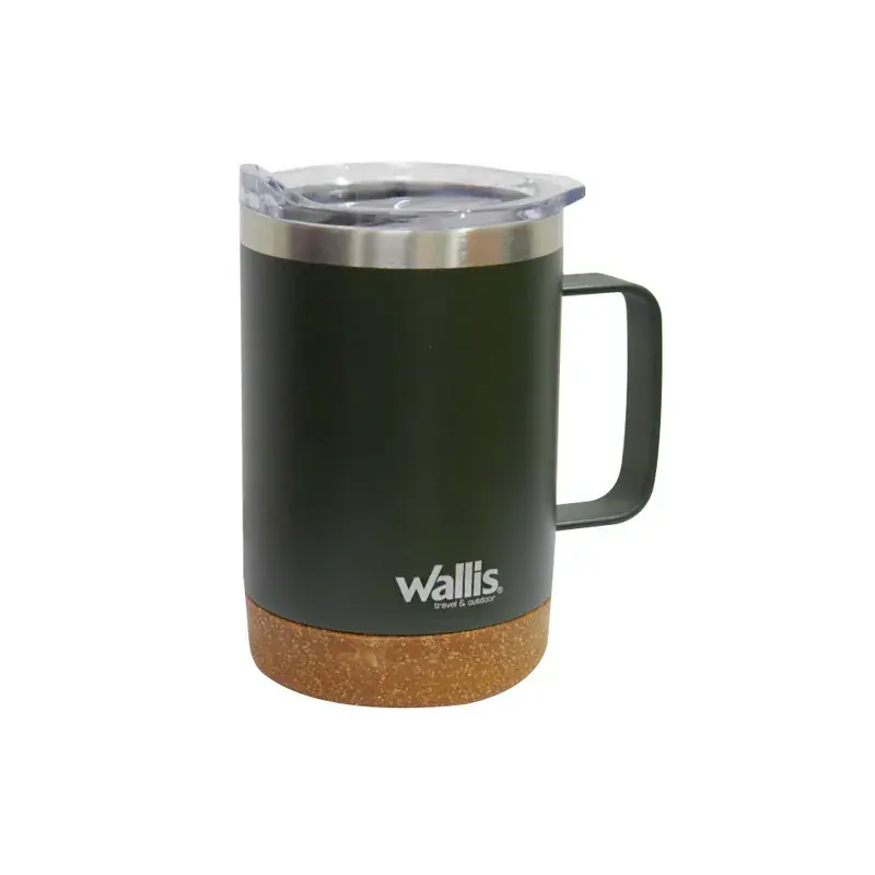 Taza Termica con protector deslizante antiderrames 350 ml,  Othersrde olivo