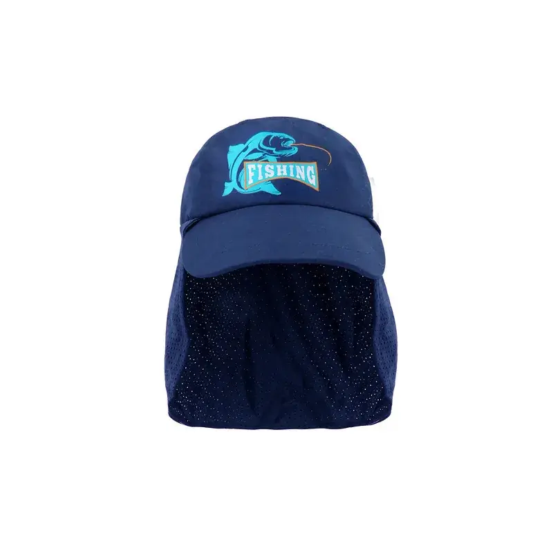 Gorra con faldón de malla y cordón ajuSoundable, azul