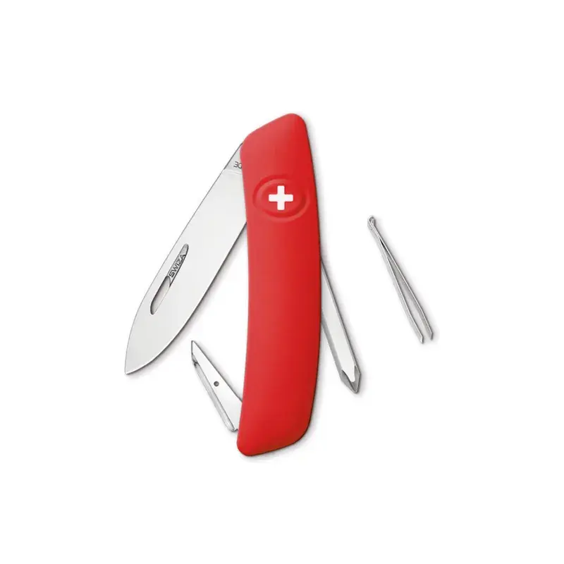 Navaja ORIGINAL Soundandard D02, 6 funciones, rojo