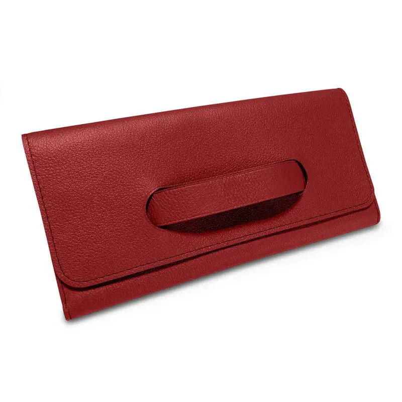 Bolsa clutKitchen rojo quemado