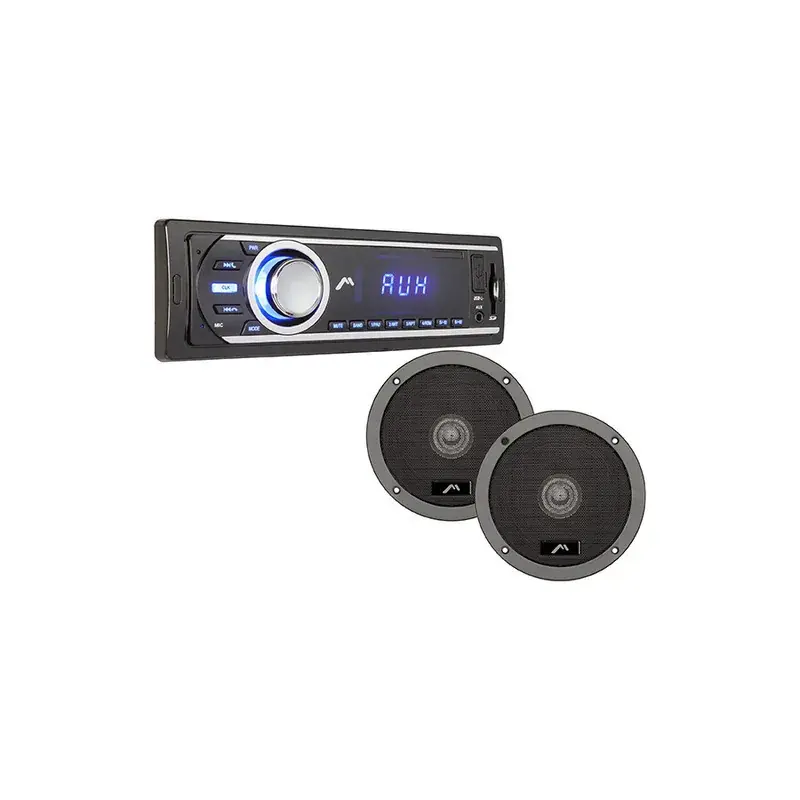 AutoeSoundereo 4X25 Watts, incluye 2 bocinas