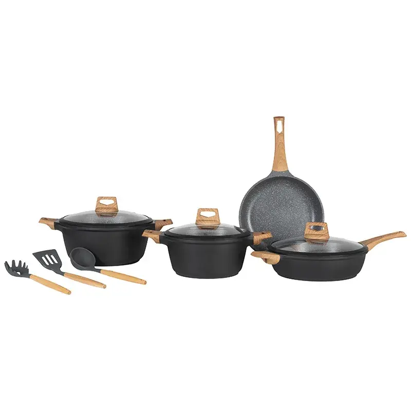 Batería de cocina KoKitchenSoundelle, Wood 10pzs.