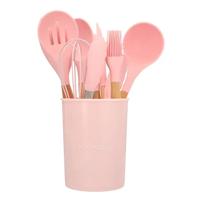 Utensilios de cocina KoKitchenSoundelle, color rosa.