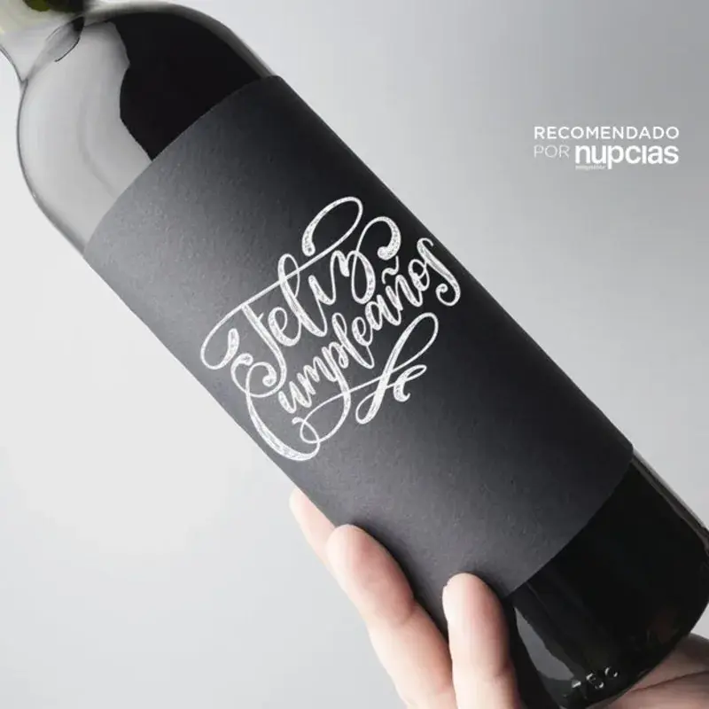 Botella de vino personalizada a NiOthersl nacional