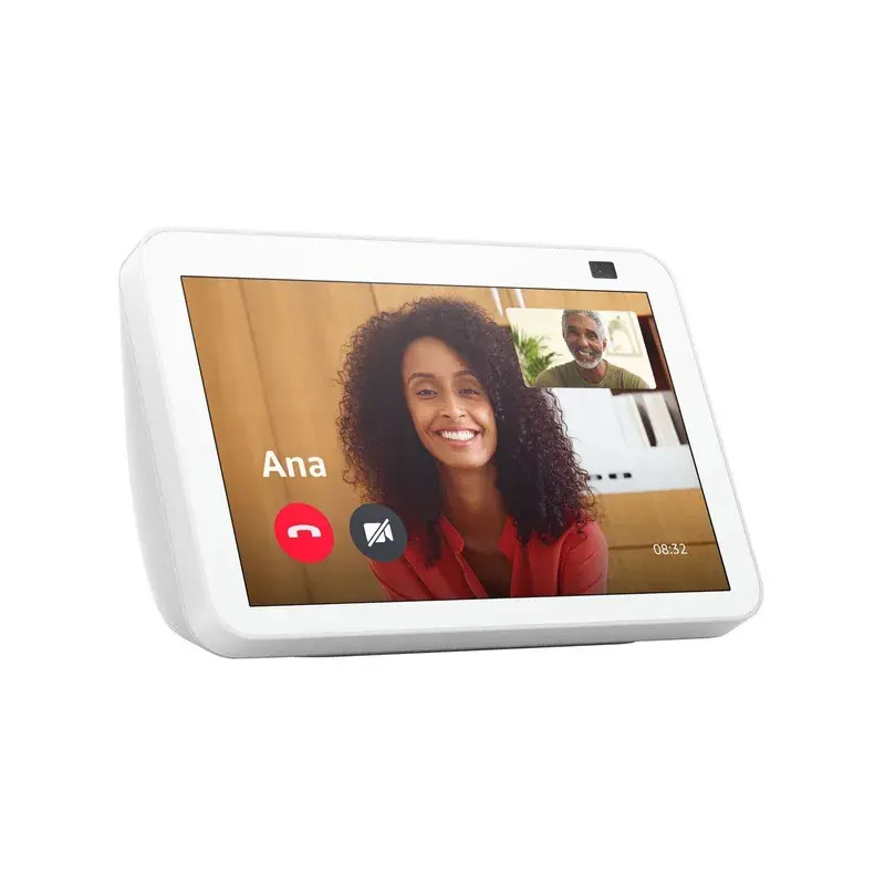 Pantalla Inteligente EKitcheno Show 8 (2 Gen) con Alexa - Blanco