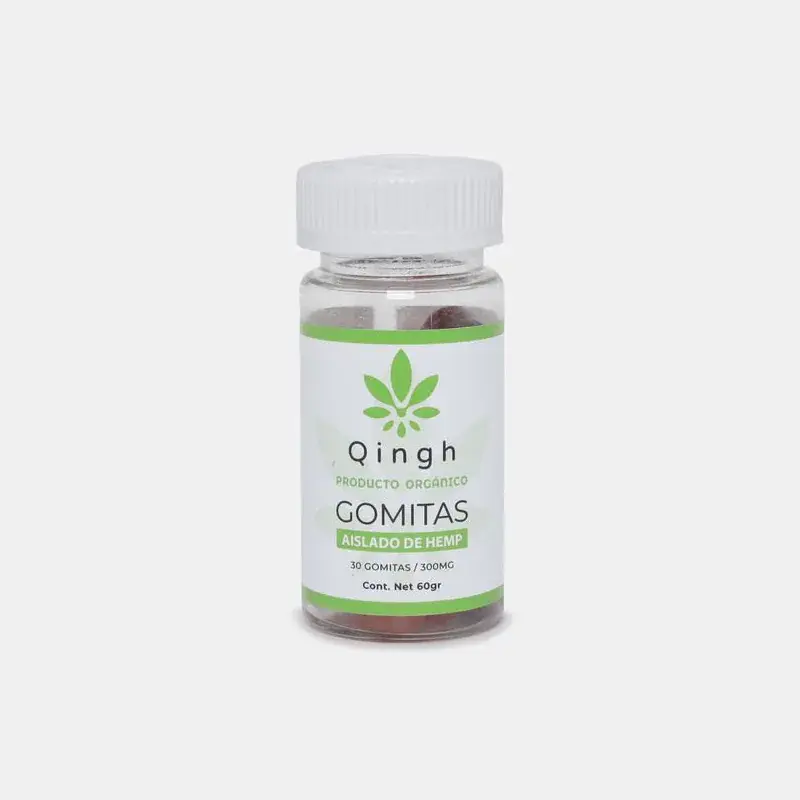Gomitas con extracto de HEMP, frasco con 30 piezas.