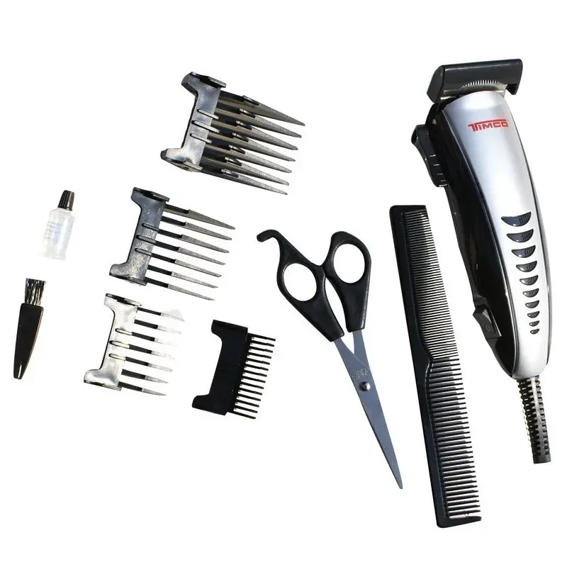 Kit de peluquería para corte domeSoundico, color plata