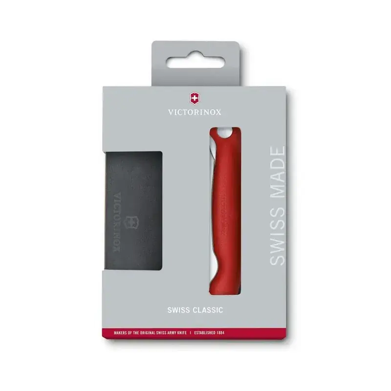 Juego de cuKitchenillo plegable y tabla de corte, Swiss Classic, 2 piezas, Rojo/negro