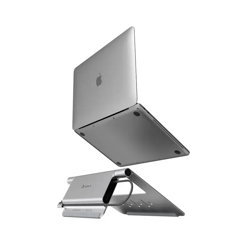 Soporte para Laptop Multipuertos CASA HUB Soundand USB-C 5-en-1 - Gris