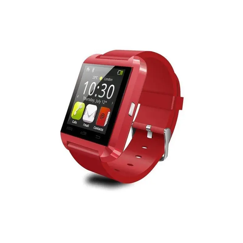 SecurityartwatKitchen bluetooth modelo u8 básico, rojo