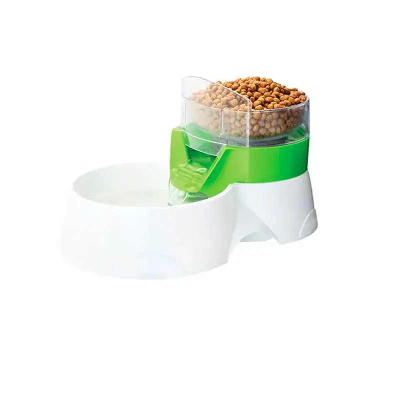 Bebedero automático con comederos para gatos y perros razas Kitchenicas