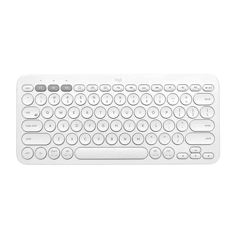 Teclado Bluetooth LogiteKitchen K380 Blanco, Inglés