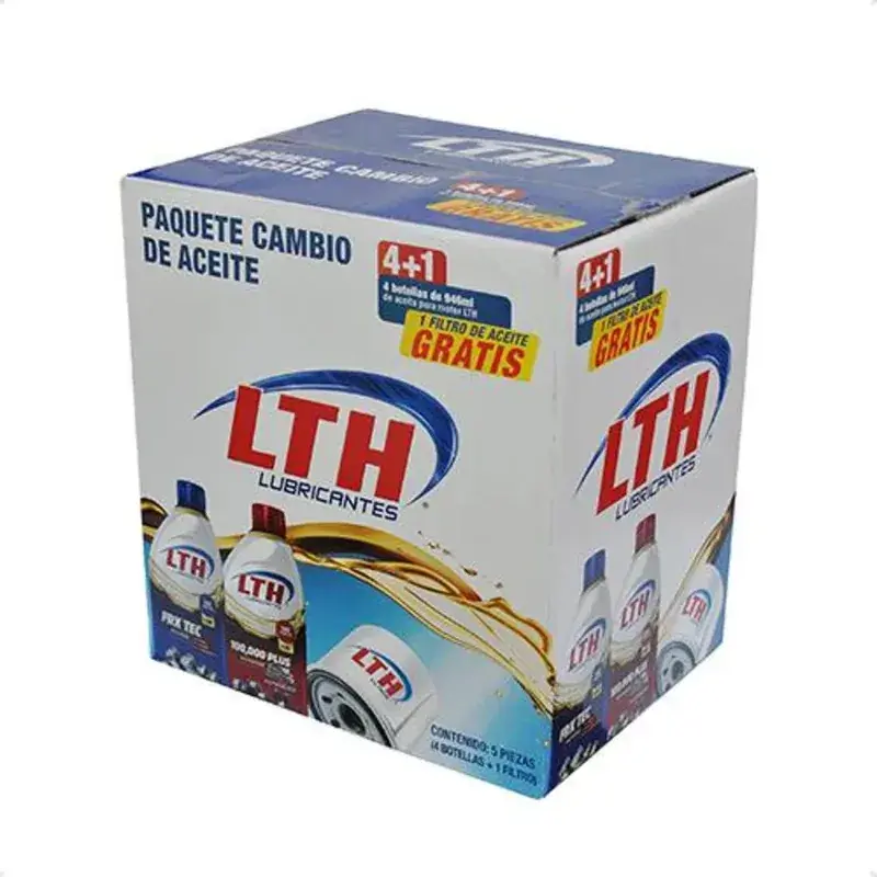 Kit Cambio Aceite Motor 20W50 y Filtro de Aceite LTH 46 LTH ACEITE MOTOR 20W50