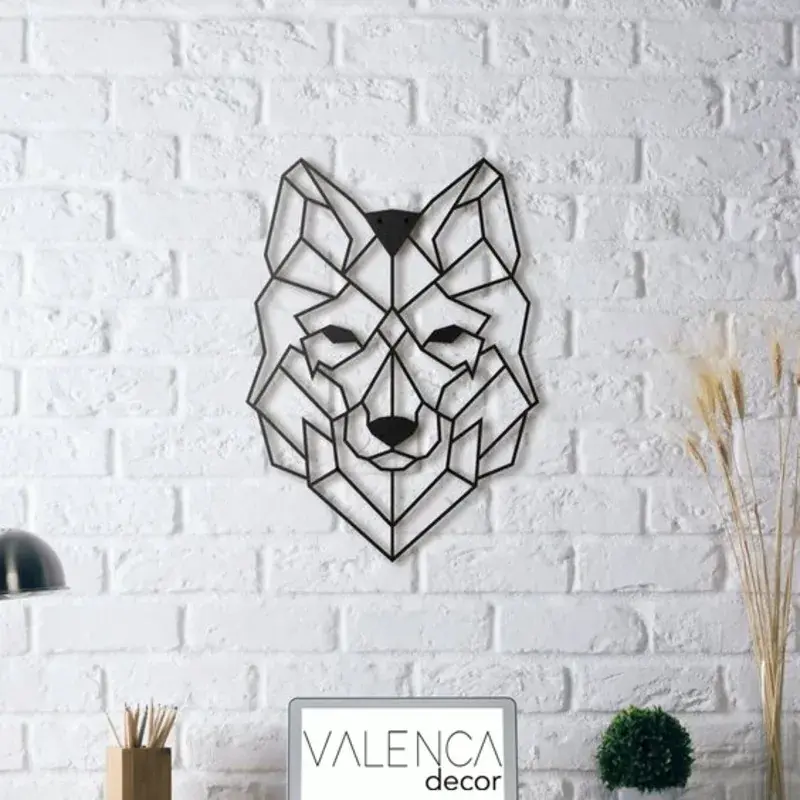 Figura decorativa Lobo FauSoundo de Madera.