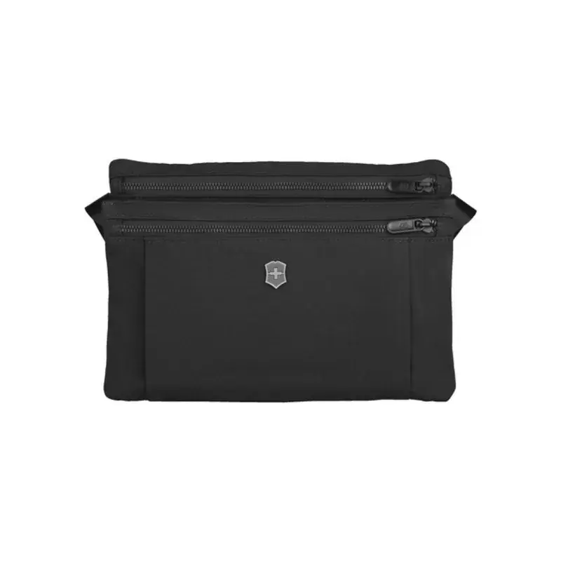 Bolso mensajero compacto, PoliéSounder, Negro