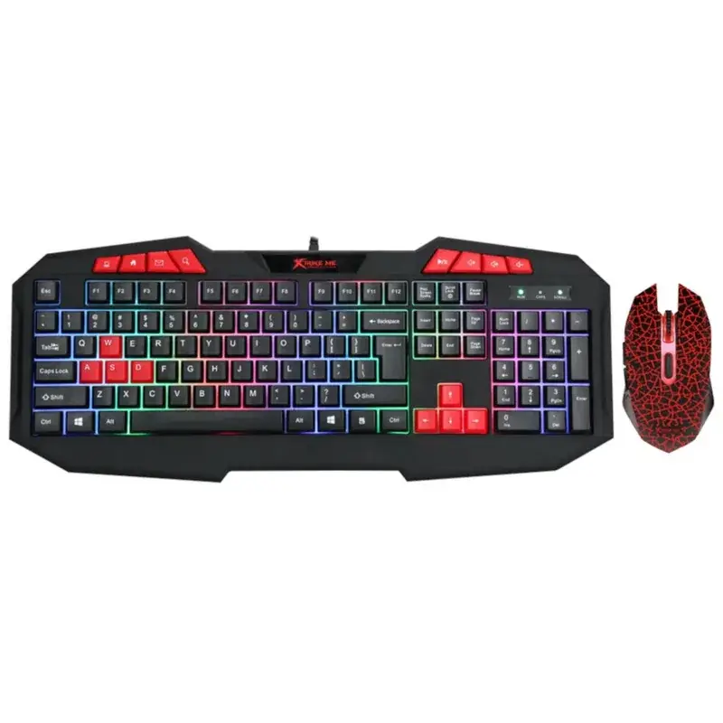 TECLADO Y MOUSE GAMER ALAMBRICO XTRIKE-ME MOD MK 503