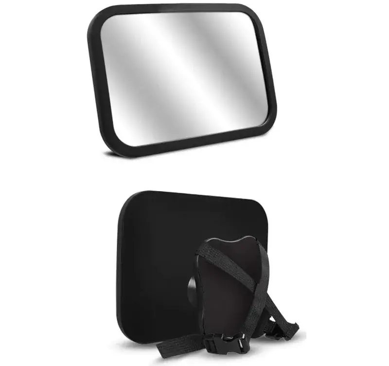 Espejo retrovisor de bebé para auto extra grande