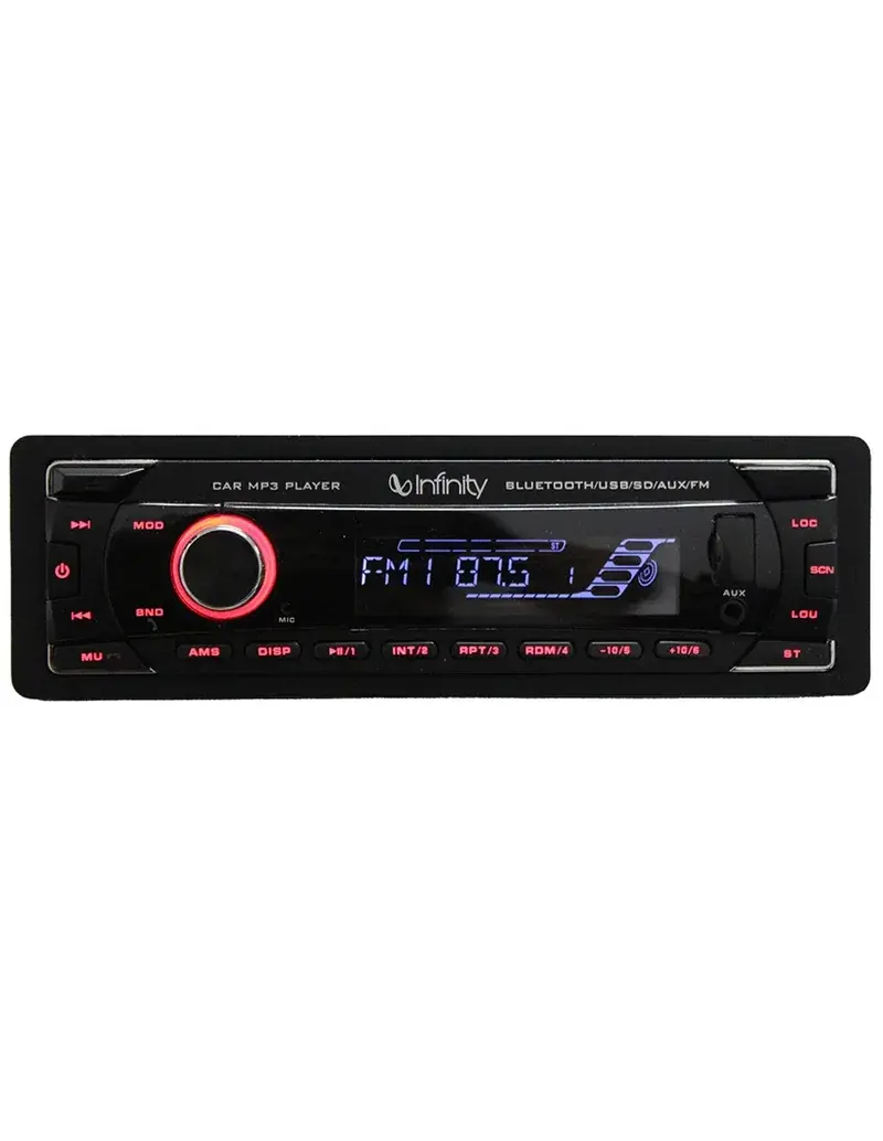 AutoeSoundéreo UN DIN BT-SD-AUX marca INFINITY