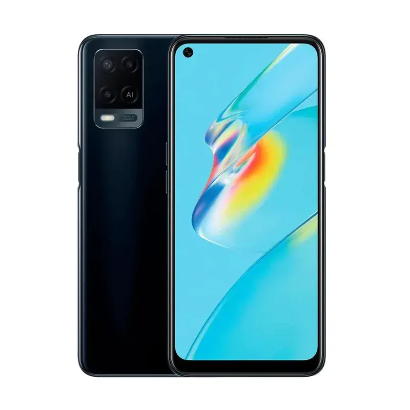 OPPO A54, color negro