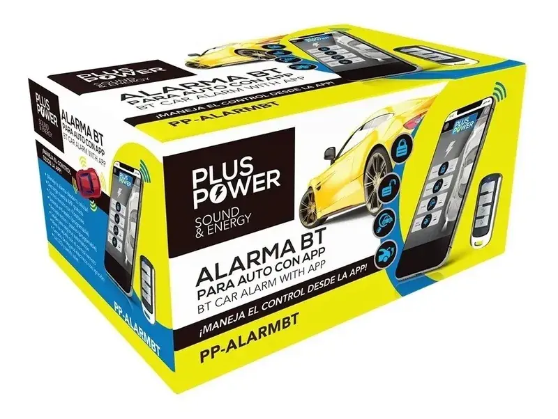 Alarma Para Auto C/bluetooth Manejalo Con App Plus Power