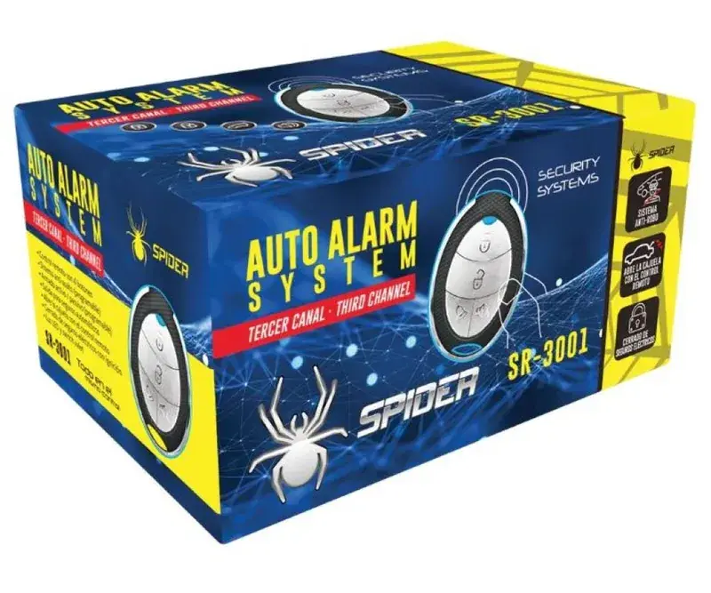 Alarma Para Auto UniOthersrsal Spider Nuevo 2021 Sr-3001